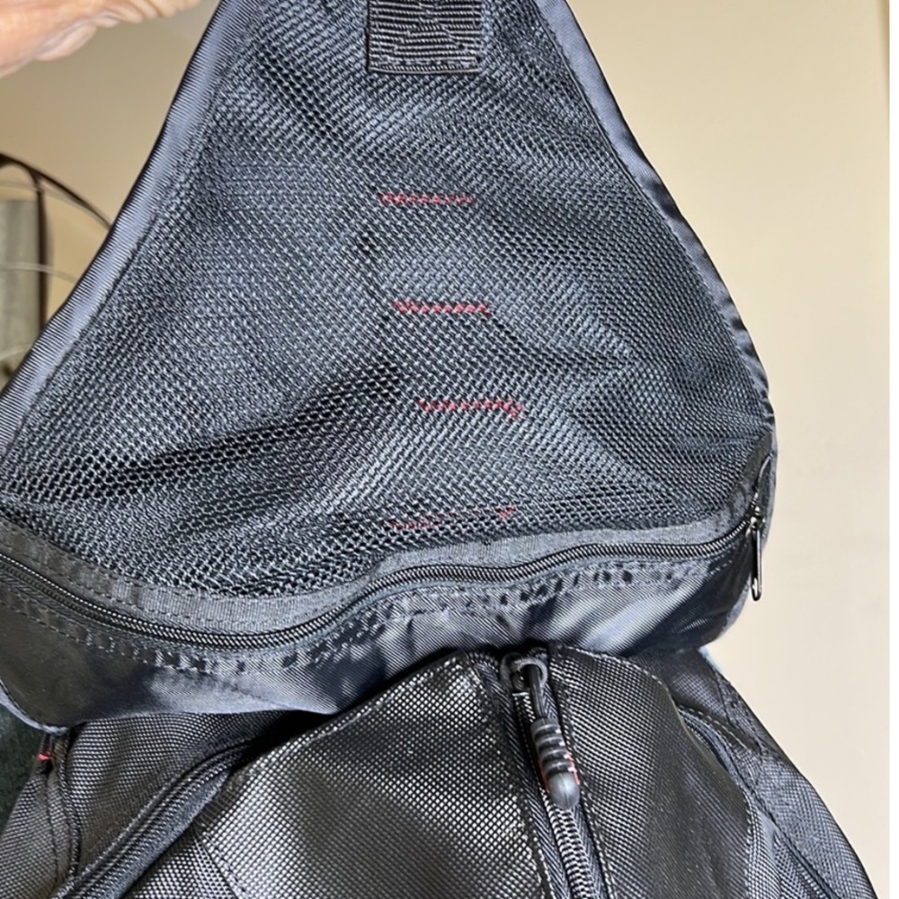 Flying Circle Black Backpack Mag Gear Book Camping Hiking Recreational Bag - Picture 5 of 13